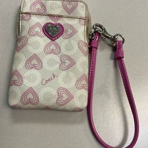 Vintage Coach wristlet